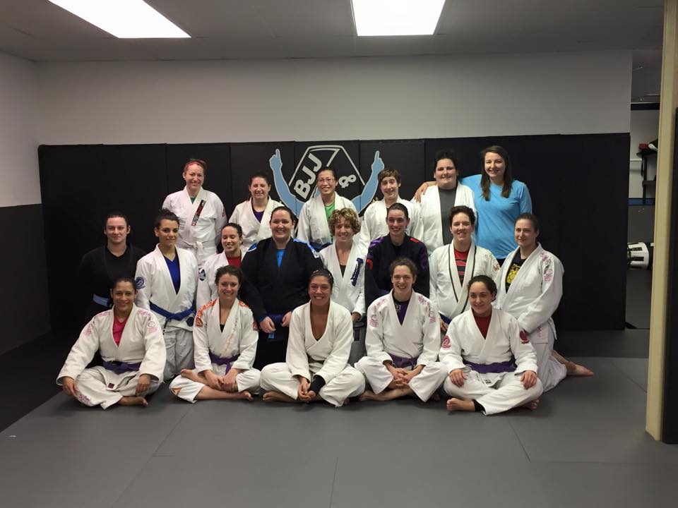 Women's only Jiu Jitsu training at Hart BJJ, Boxing and Mixed Martial Arts.